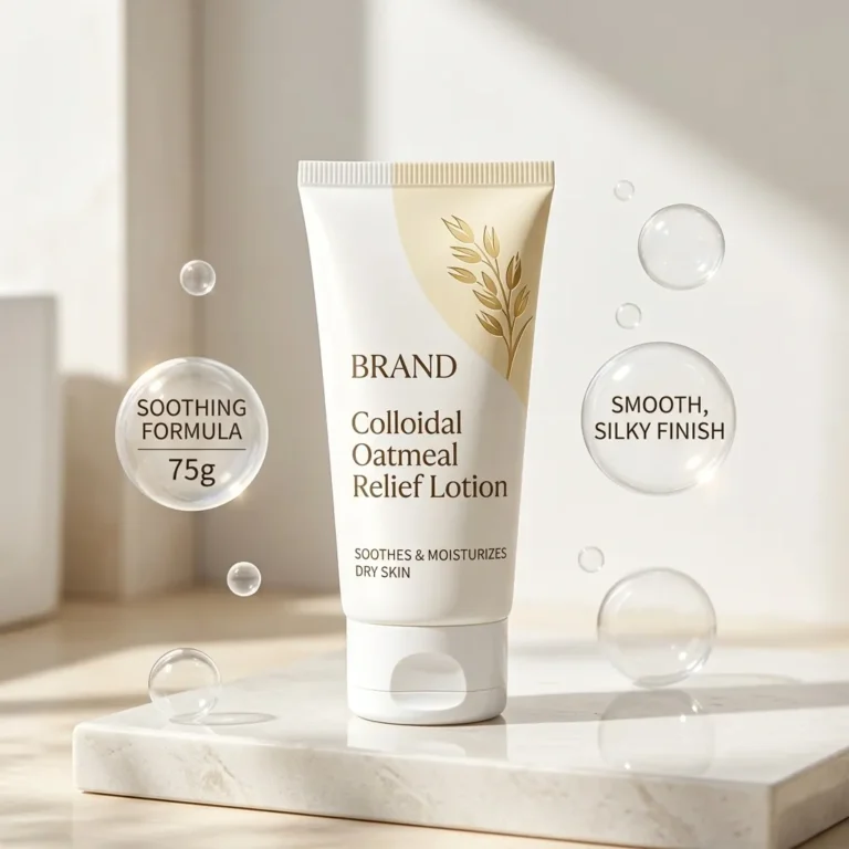 Private Label Colloidal Oatmeal Soothing Relief Lotion - MoCelie OEM lotion manufacturer