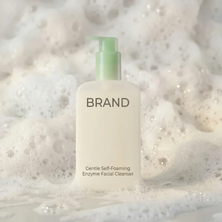 Private Label Gentle Self-Foaming Enzyme Facial Cleanser - MoCelie OEM cleanser manufacturer