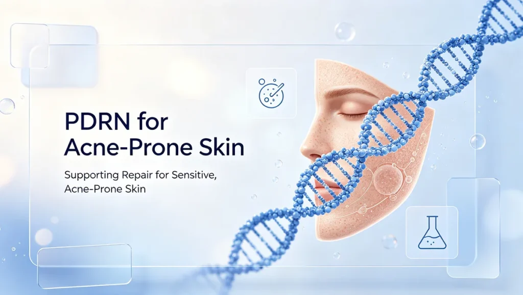 PDRN serum for acne-prone skin - MoCelie private label skincare manufacturer for skincare brands