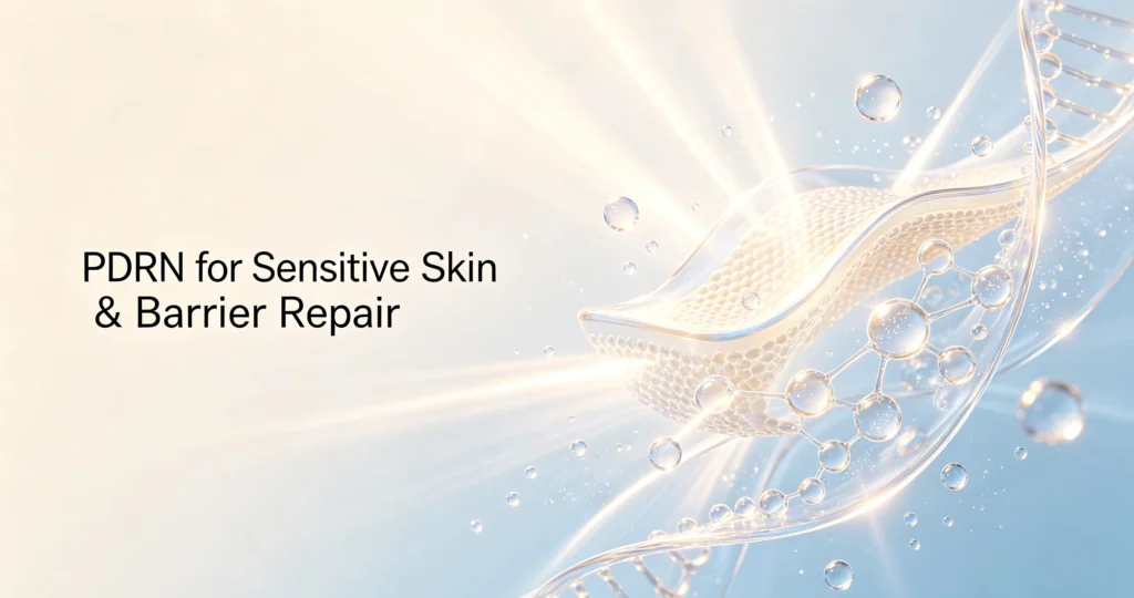 PDRN serum for sensitive skin and barrier support - MoCelie private label skincare manufacturer for skincare brands