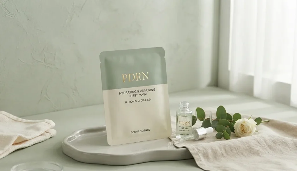 PDRN sheet mask private label - MoCelie private label skincare manufacturer for skincare brands