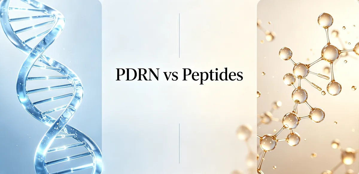 PDRN vs peptides - MoCelie private label skincare manufacturer for skincare brands