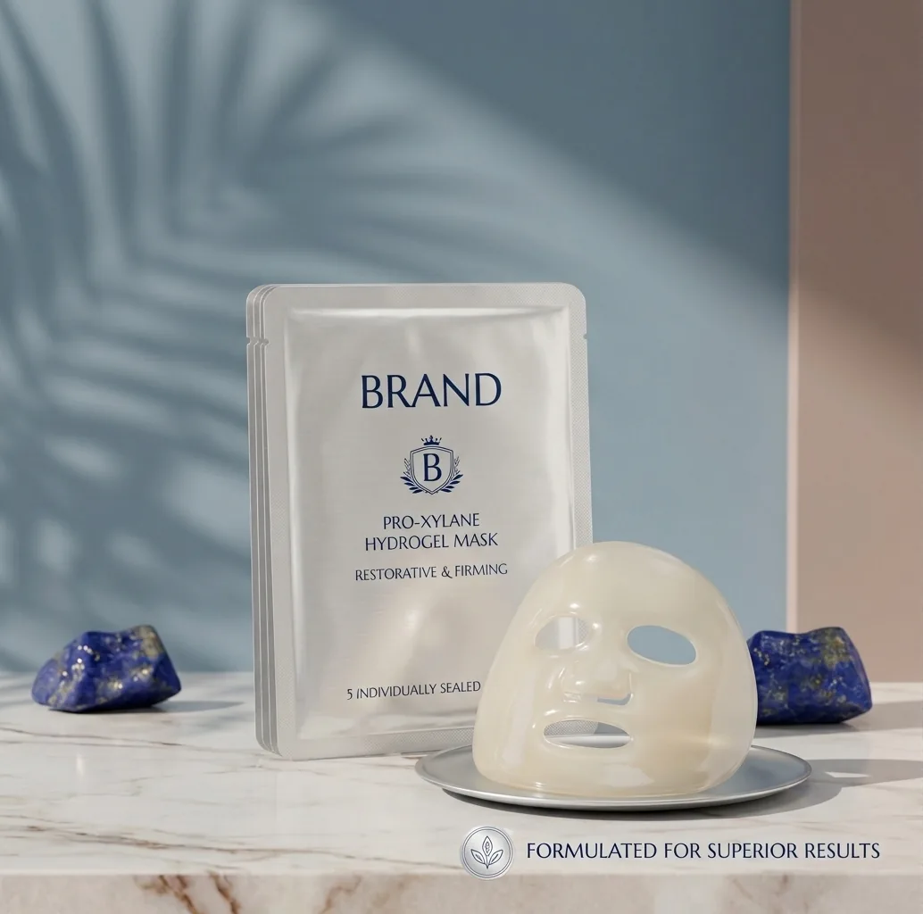 Private Label Pro-Xylane Bio-Collagen Hydrogel Mask - MoCelie OEM hydrogel mask manufacturer