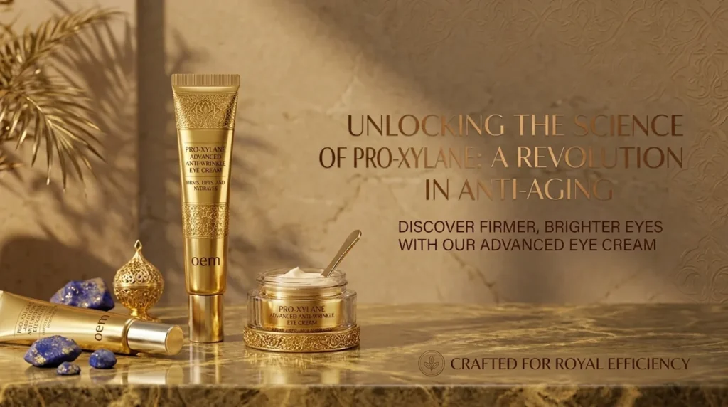 Pro-Xylane eye cream private label - wrinkle-correcting eye cream from MoCelie skincare manufacturer